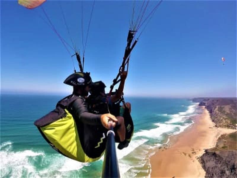 Billet Vol en parapente en tandem à Aljezur, au-dessus de la côte de l'Algarve