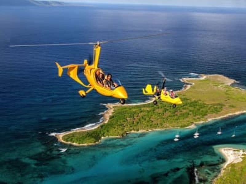 Billet Vol en gyrocoptère au-dessus de la Guadeloupe au départ de Saint-François