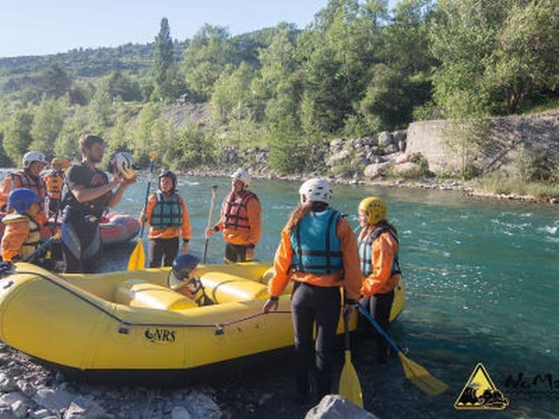Billet Descente en rafting du Guil et de la Durance contée avec dégustation depuis Eygliers