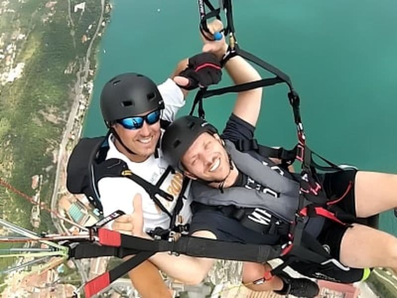 Billet Découverte du parapente au-dessus du lac de Garde depuis Monte Pizzocolo