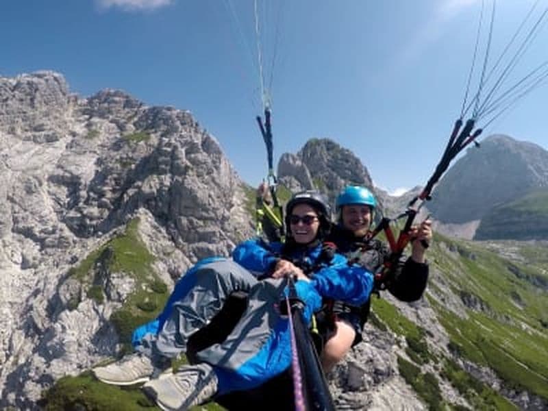 Billet Vol en parapente en tandem au-dessus de la vallée de la Soča depuis Bovec