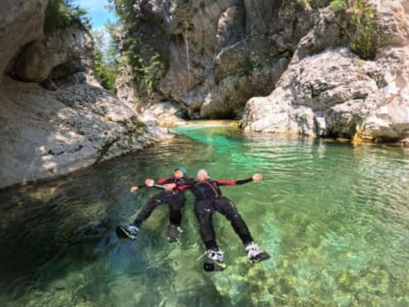 Billet Randonnée aquatique dans le canyon d'Učja, vallée de Soča