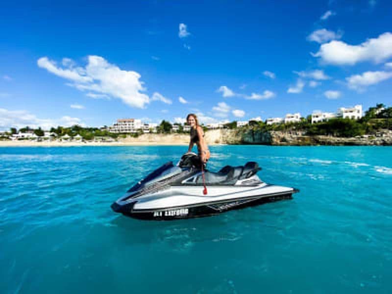 Billet Excursion en jet ski à Saint-Martin au départ du lagon de Simpson Bay