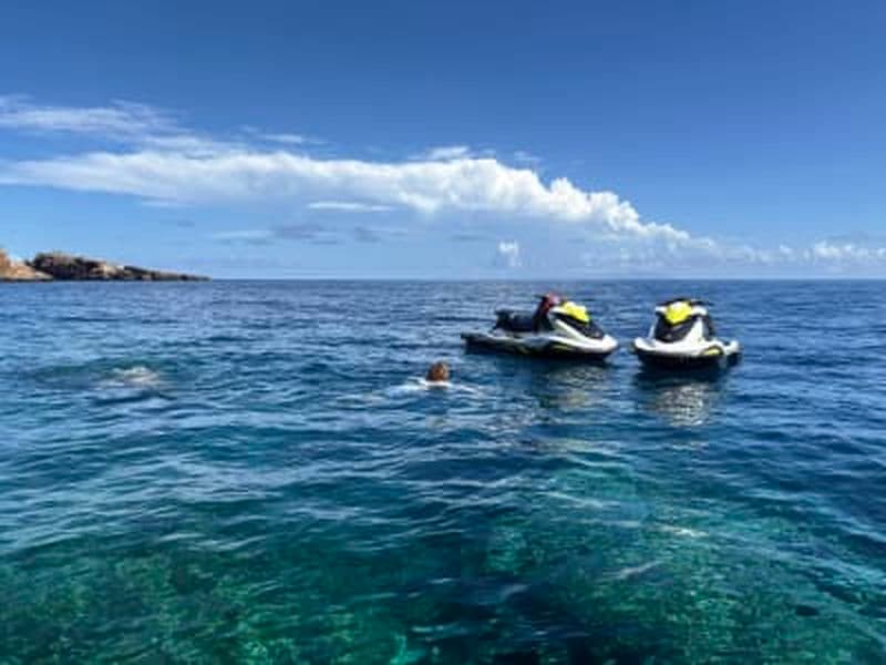 Billet Découverte de Saint-Barthélemy en jet ski depuis Shell Beach
