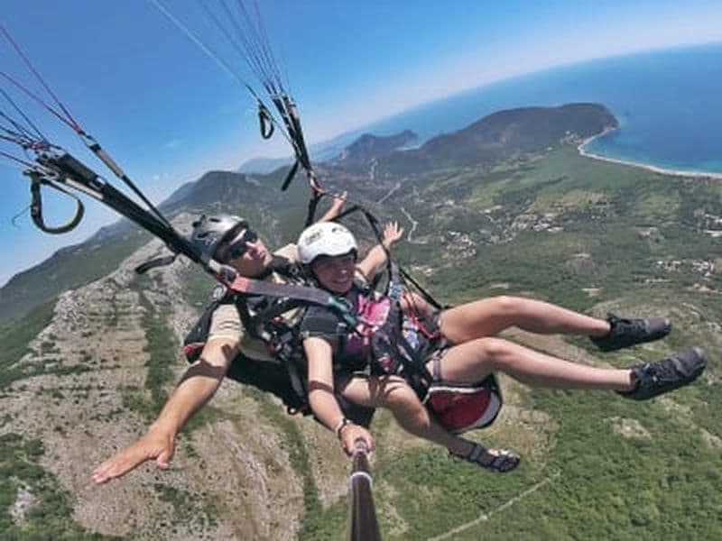 Billet Vol en parapente en tandem à Petrovac près de Budva