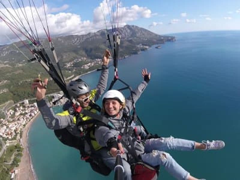 Billet Vol en parapente en tandem près de Budva, Monténégro