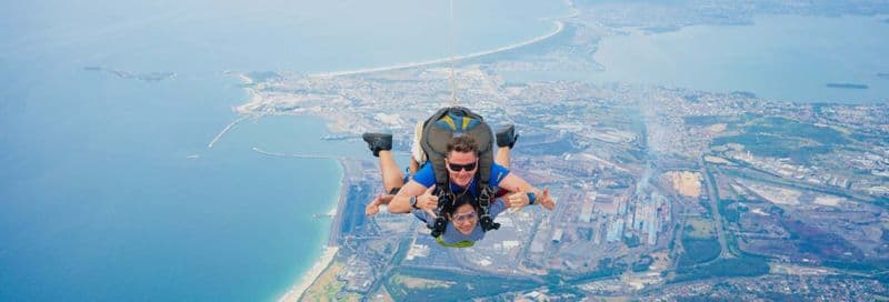 Billet Saut en parachute à Sydney