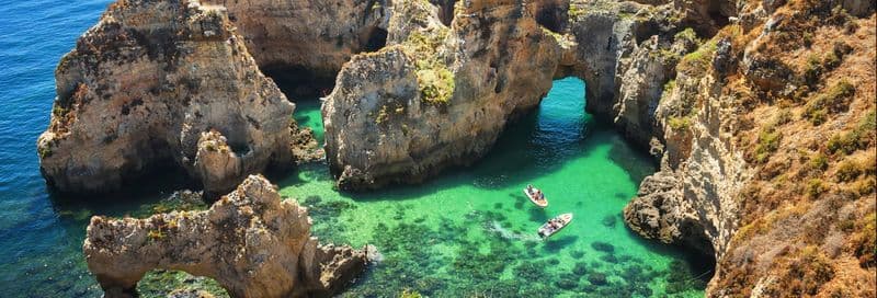 Billet Balade en bateau aux grottes de Ponta da Piedade + déjeuner