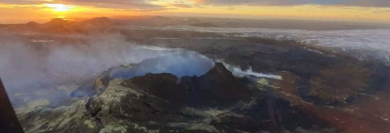 Billet Vol en hélicoptère au-dessus des volcans de Reykjanes