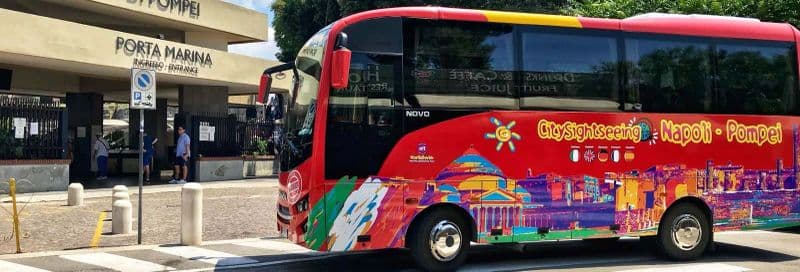 Billet Bus touristique de Pompéi