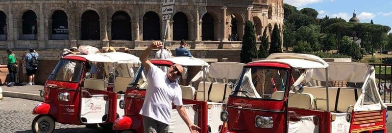 Billet Visite de Rome en tuk tuk