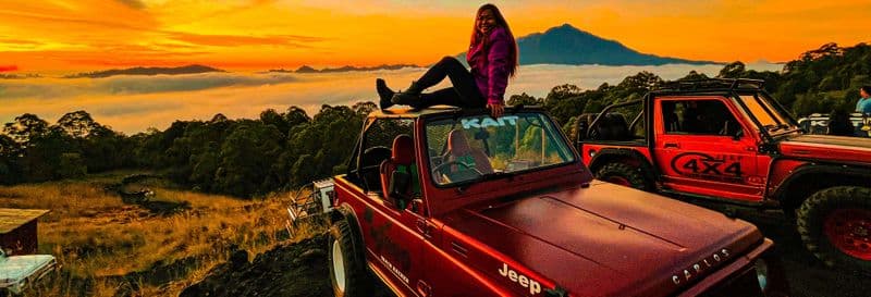 Billet Balade en 4x4 au Mont Batur au lever du soleil