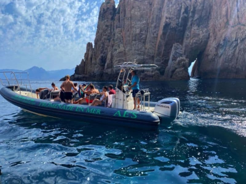 Billet Balade en bateau calanques de Piana et Capo Rosse depuis Porto