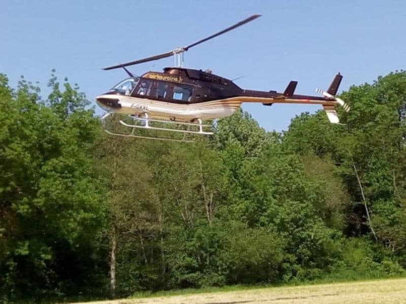 Billet Les châteaux de la Loire en hélicoptère depuis Tours (37)