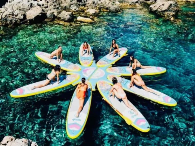 Billet Yoga paddle au lever du soleil à Saint-Florent (20)