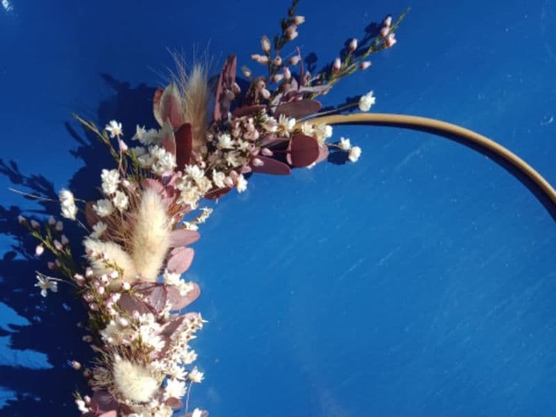 Billet Atelier couronne de fleurs séchées à Strasbourg (67)