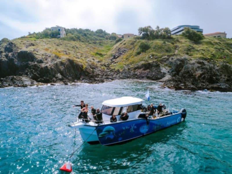 Billet Baptême de plongée en bateau à Argelès-sur-Mer (66)