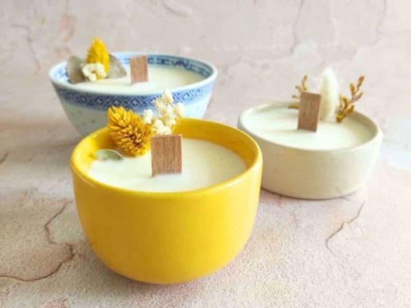 Billet Atelier création d'une bougie fleurie à Villeurbanne (69)