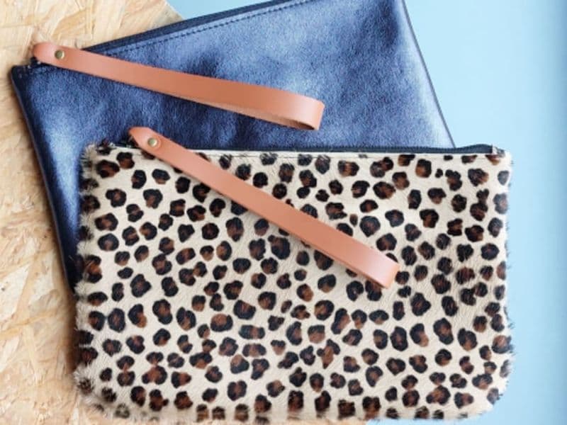 Billet Atelier sac pochette zip en cuir à Rennes (35)