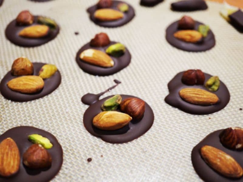 Billet Atelier fabrication de mendiants en chocolat à Nice (06)