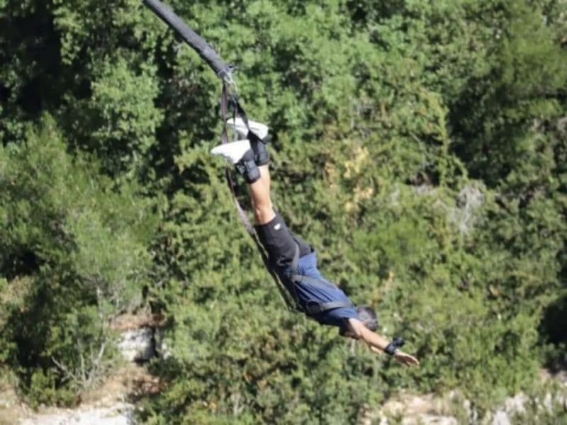 Billet Saut à l'élastique Pont de l'Artuby aux Gorges du Verdon (83)