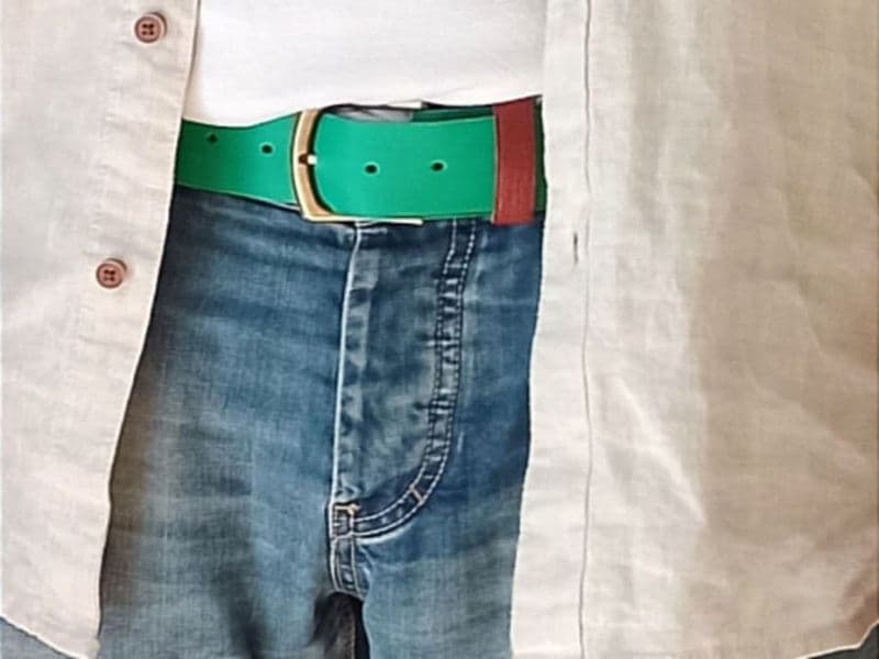 Billet Atelier maroquinerie ceinture reversible en cuir Marseille 1er