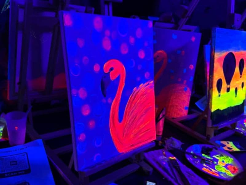 Billet Atelier peinture dans le noir à Strasbourg (67)