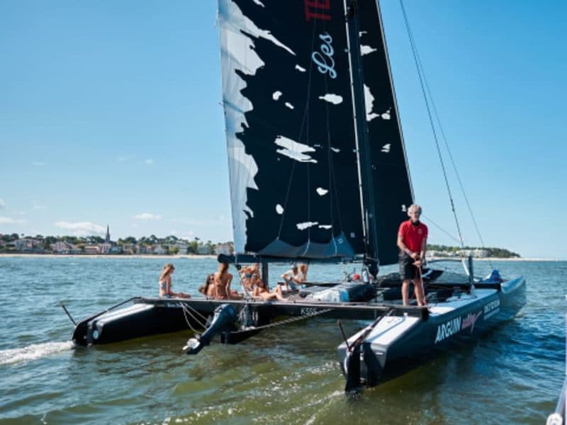 Billet Initiation au pilotage de catamaran sur le bassin d'Arcachon