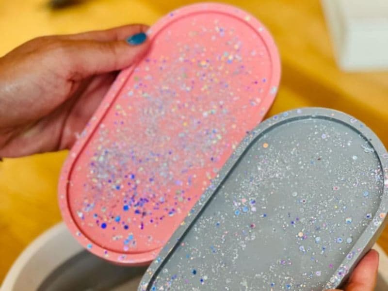 Billet Atelier création d'objet en Jesmonite à Metz (57)