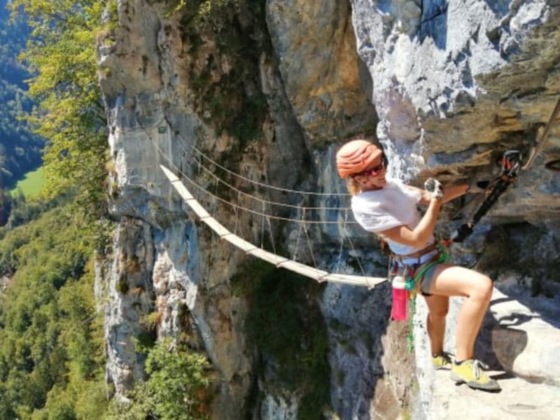 Billet Via ferrata du Mont à Sixt-fer-à-Cheval  (74)
