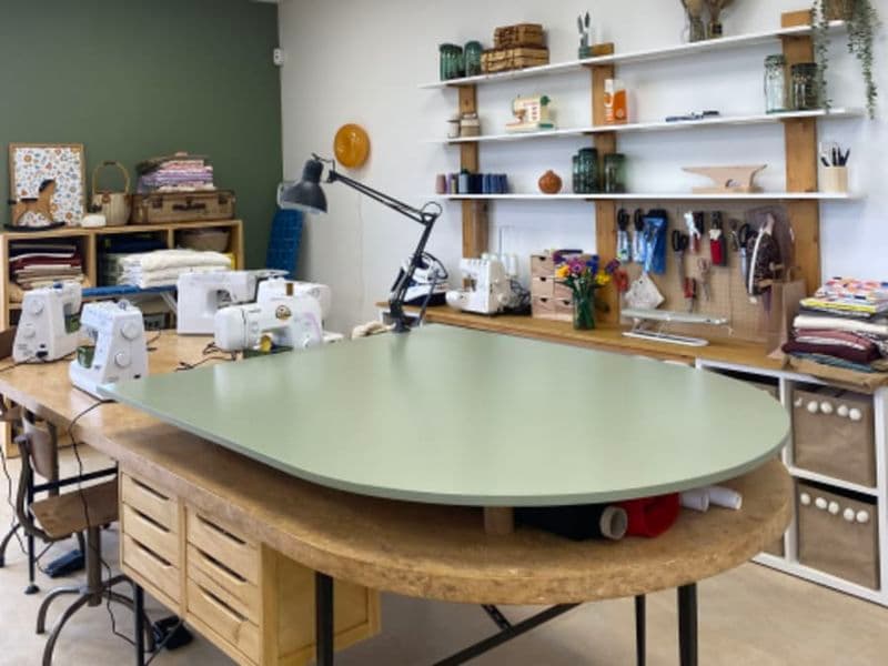 Billet Atelier couture création d'une pochette à livre à Riorges (42)