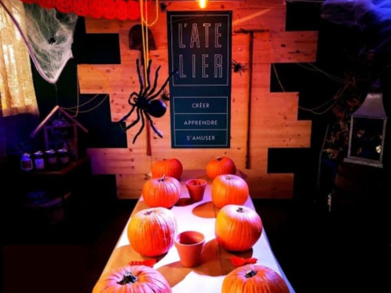Billet Atelier enfant citrouille Halloween Truffaut Saint-Brieuc (22)