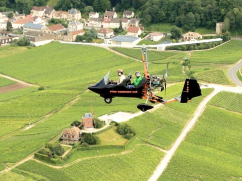 Billet Baptême de l'air en ULM Gyrocoptère à Prunay (51)