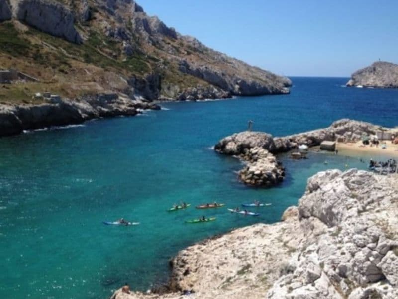 Billet Découverte des Calanques Cap Croisette, les Goudes en kayak