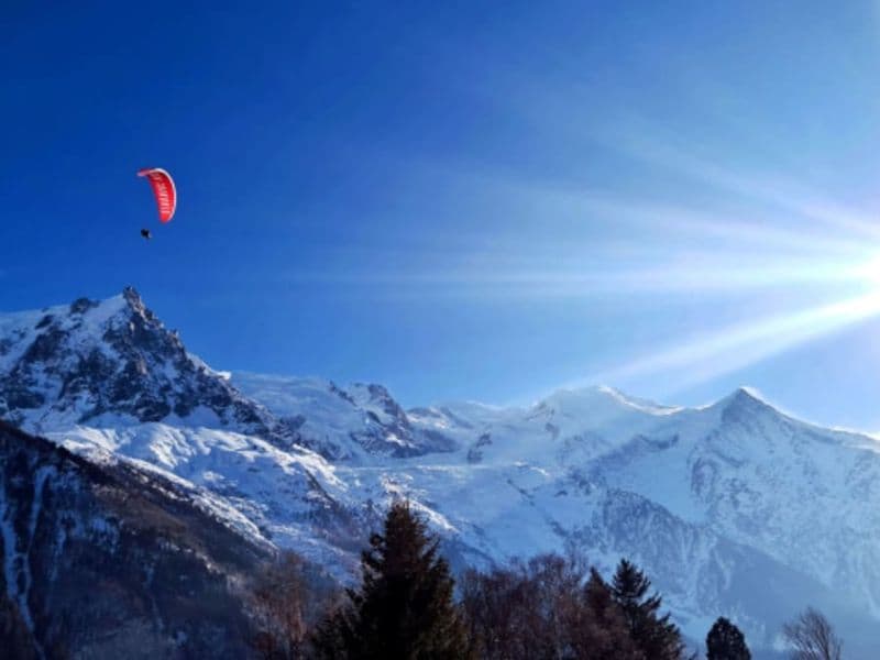 Billet Vol en Parapente depuis Planpraz en face du Mont Blanc (74)