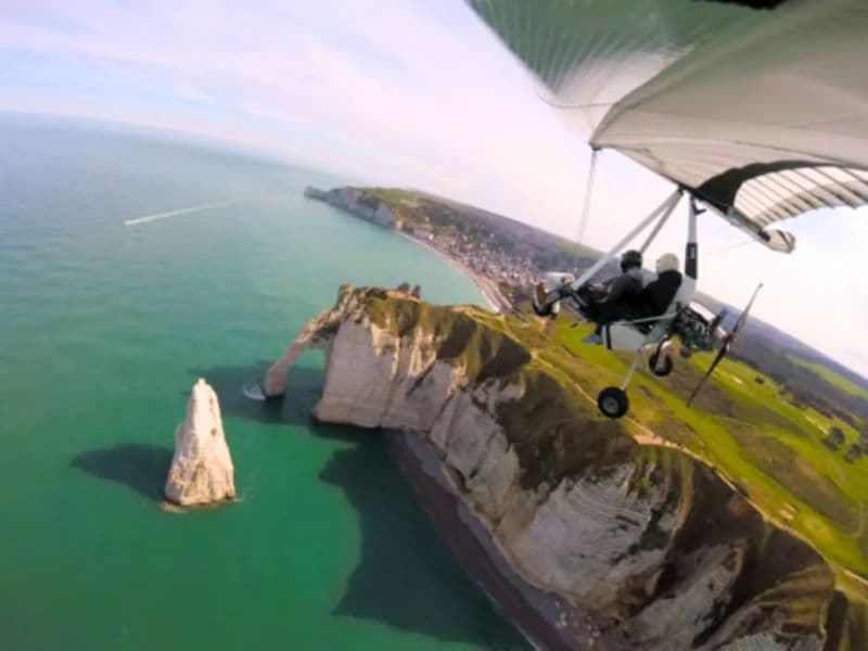 Billet Baptême en ULM pendulaire sur la côte Normande (76)