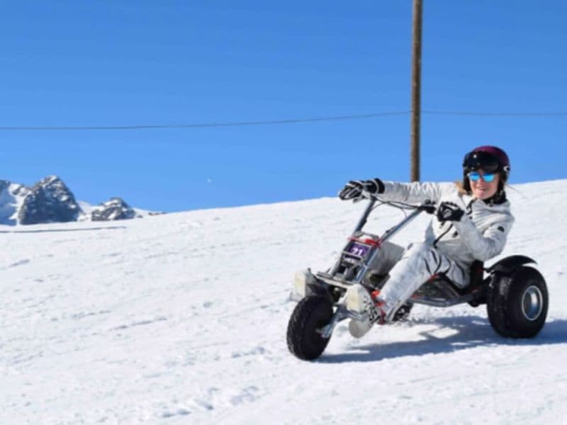 Billet Balade encadrée en Mountain'Kart sur neige à Val-Cenis (73)