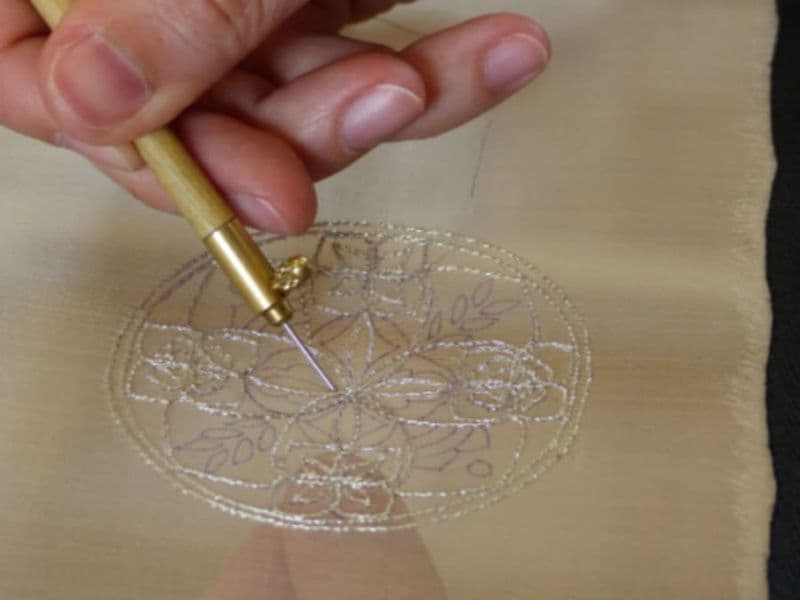 Billet Atelier d'initation à la broderie de Lunéville  à Mirmande (26)