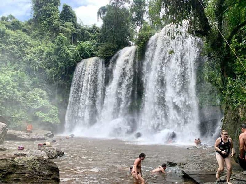 Billet De Siem Reap au parc national de Phnom Kulen, chauffeur de taxi fiable