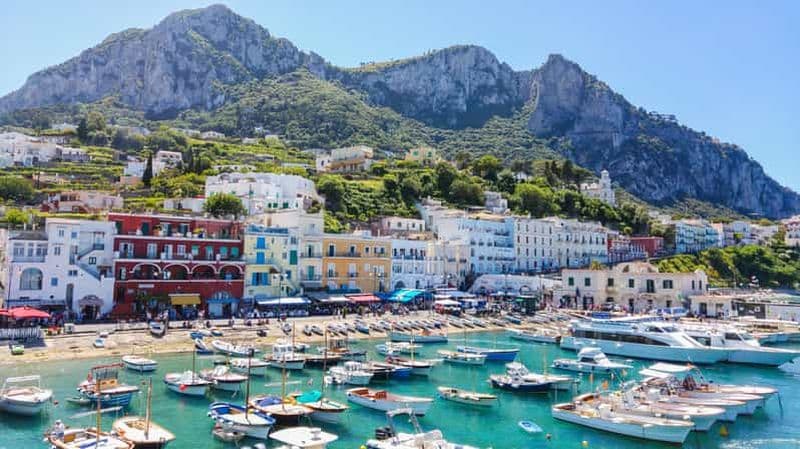 Billet Au départ de Sorrente : Excursion d'une journée à Capri, Anacapri et la Grotte bleue