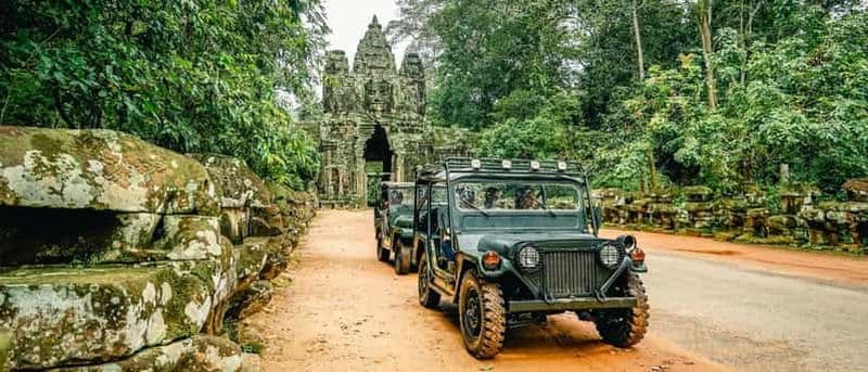 Billet Visite guidée en jeep au Cambodge
