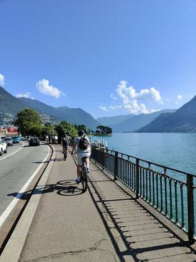 Billet Visite panoramique à vélo du lac de Côme, avec cascades et villas