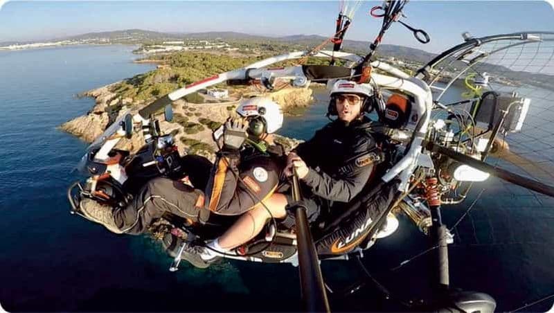 Billet Ibiza : 45min de vol en parapente motorisé au coucher du soleil & photo