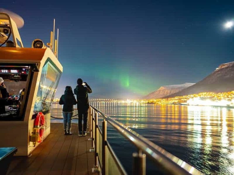 Billet Tromsø : Dîner-croisière aux aurores en catamaran hybride-électrique