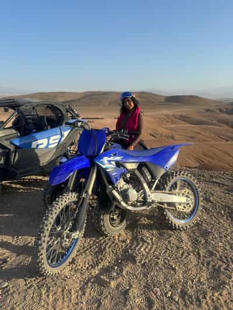 Billet Marrakech Désert d’Agafay Excursion Privée en Moto Cross ou Raptor 700