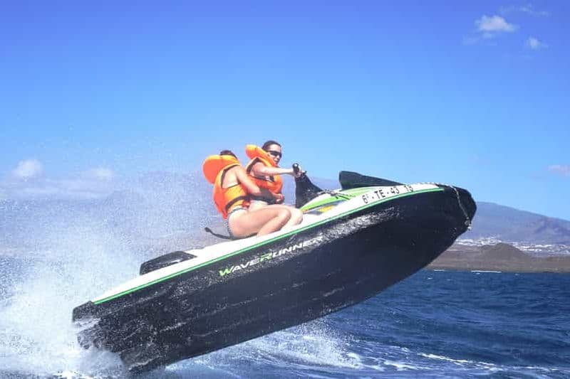 Billet Tenerife : Jet Ski Double avec Prise en Charge (2 personnes/1 Jet Ski)