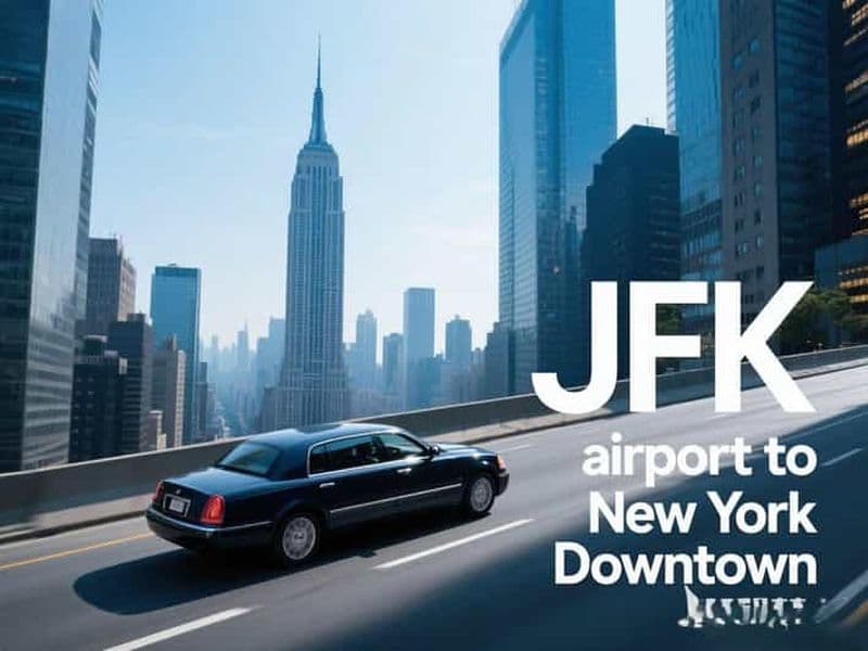 Billet New York : transfert aéroport privé depuis l'aéroport John F. Kennedy