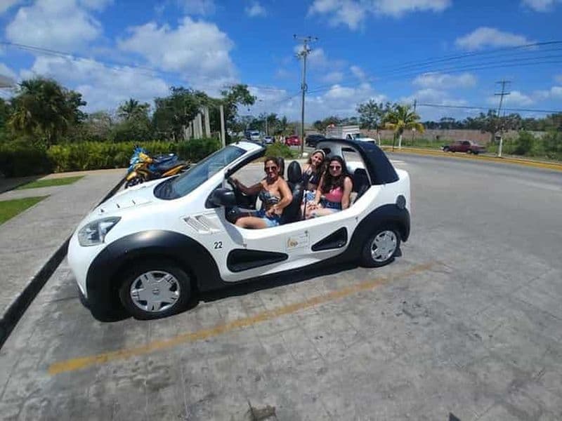 Billet Cozumel : Visite privée en buggy avec déjeuner et plongée en apnée