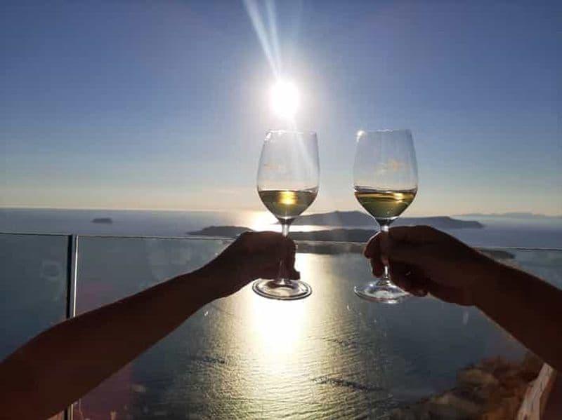 Billet Santorin : Visite guidée privée des vignobles avec dégustations de vins