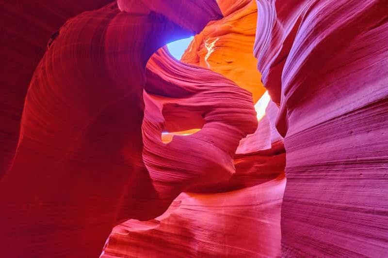Billet Page : Billet pour le Lower Antelope Canyon et randonnée guidée